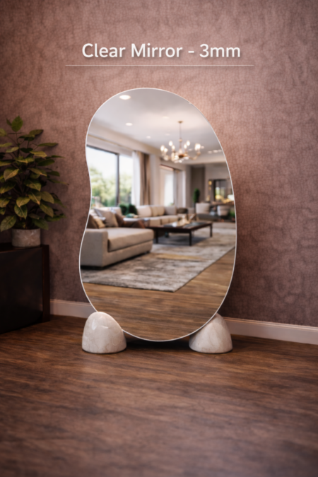 Clear Mirror -Glass thickness of 3 mm