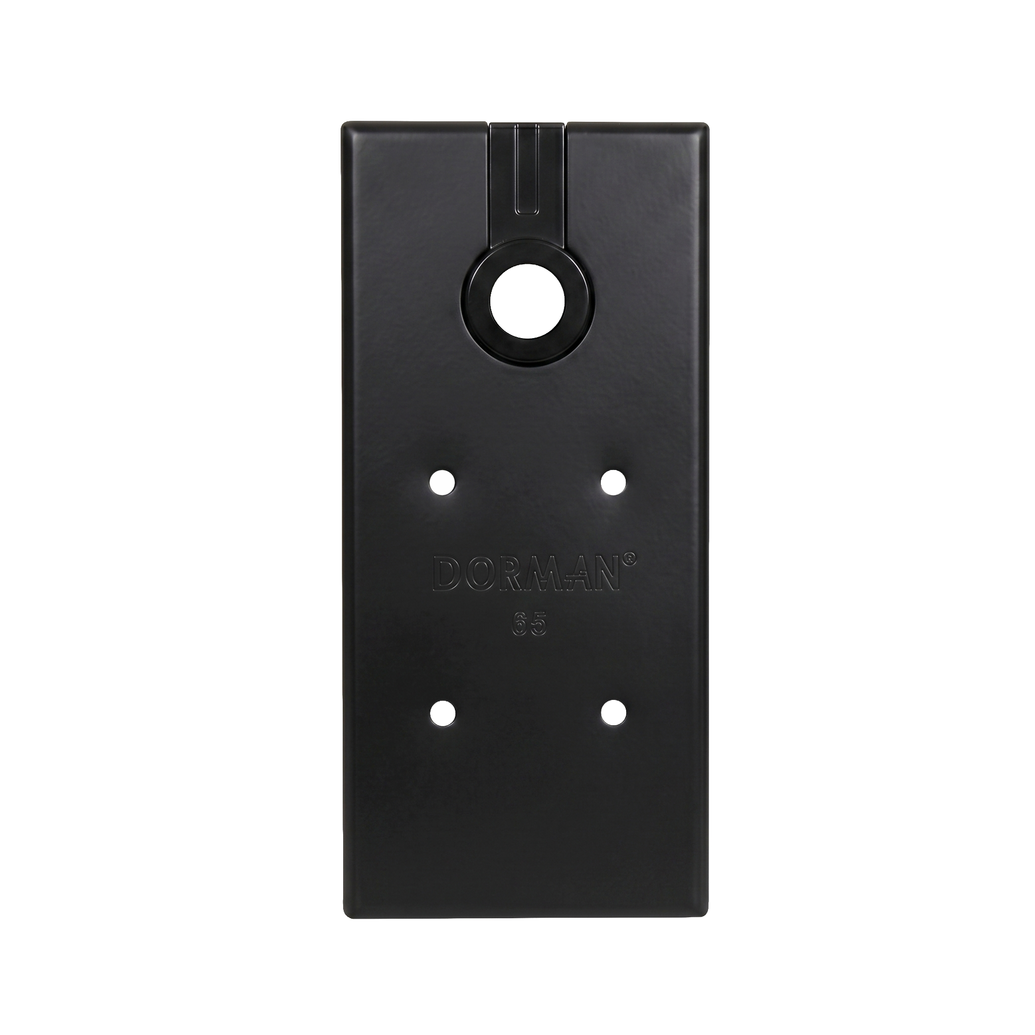 Dorman® DM-C65B Stainless Steel Cover for DM-65 Floor Spring – Matte Black