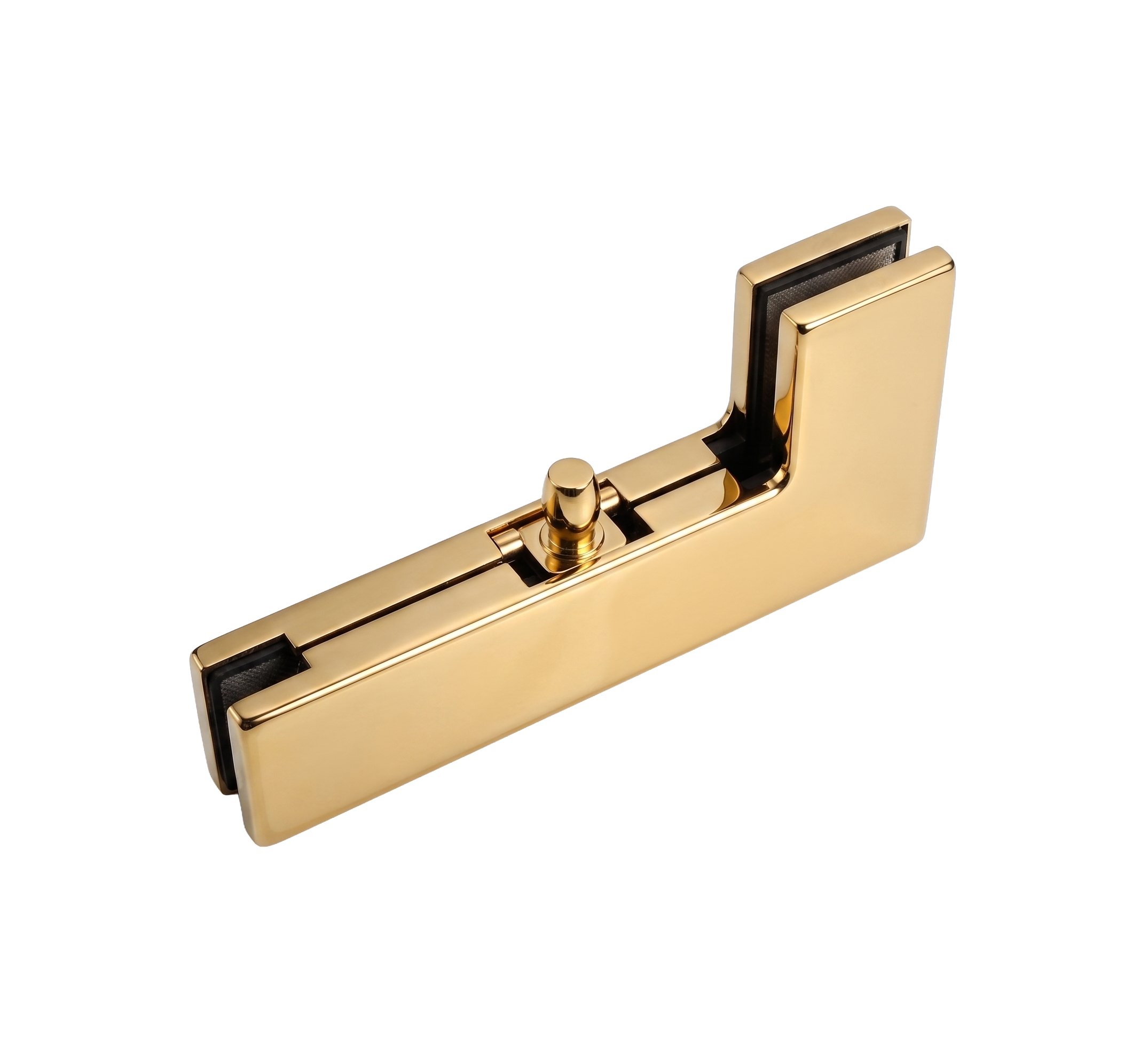 Dorman® DM-40G Patch for Overpanel & Sidelight with Pivot (15 mm Ø) – SUS304 – Mirror Gold