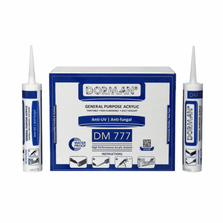 Dorman® DM777 General Purpose Acrylic Silicone Sealant (450g Cartridge, Grey)