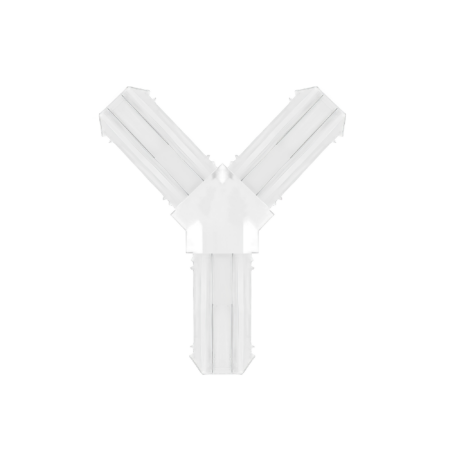 AL7® Y Shape Connector (White) for 16×7 Georgian Bar System – AL7Y3716W