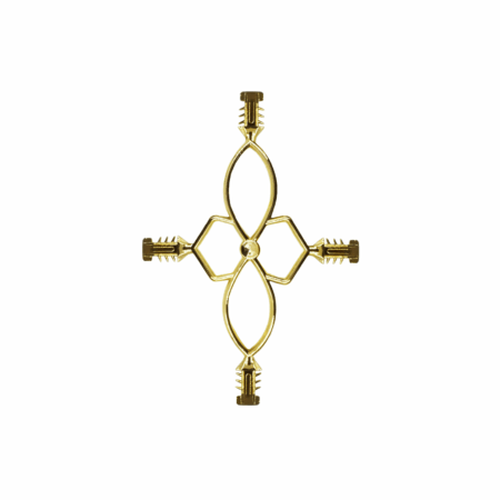 Dorman® Decorative Flower Victoria Ornament (Golden) – 112621CG