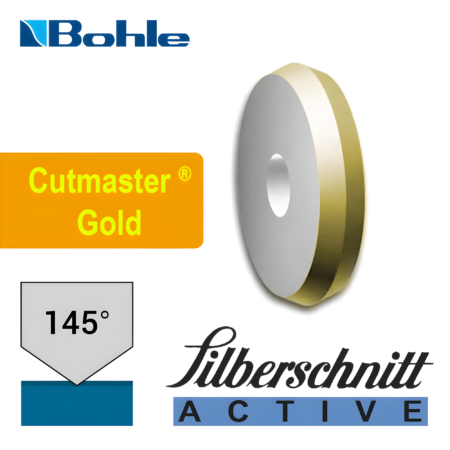 Bohle Silberschnitt® Cutmaster® Gold BO 12A145G Carbide Cutting Wheel - 145°