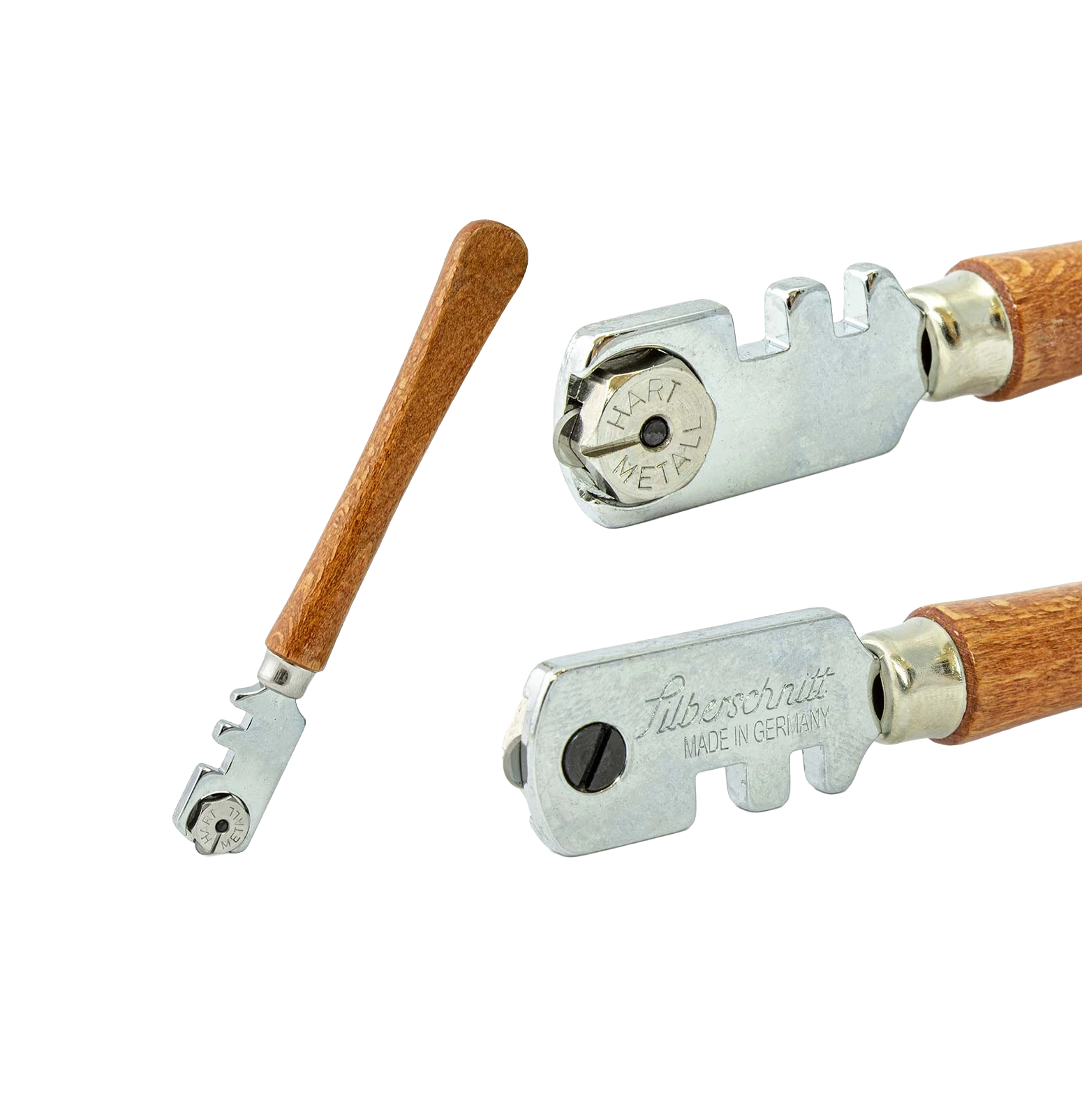 Bohle Silberschnitt® BO 400.0 Carbide Hand Glass Cutter with Wooden Handle
