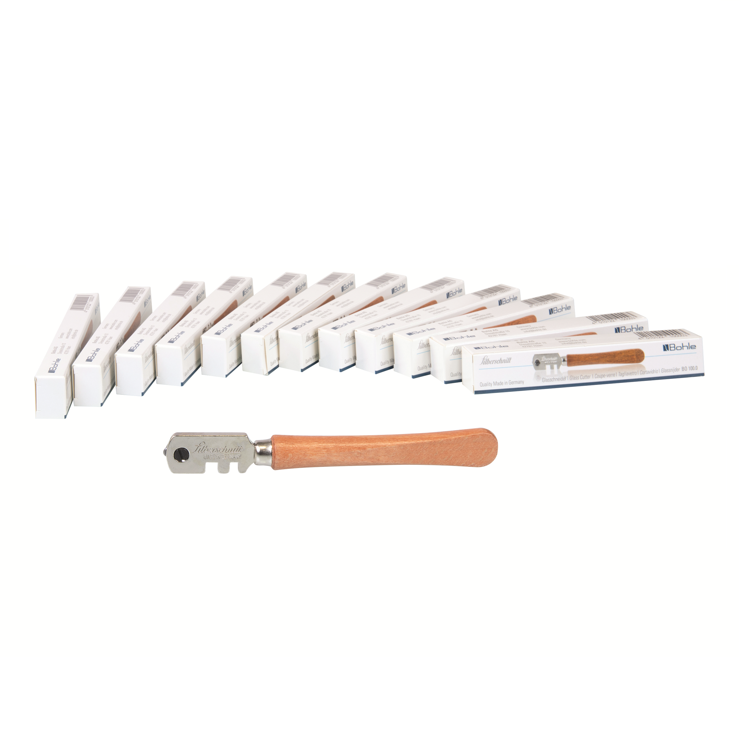 Bohle Silberschnitt® BO 100.0 Hand Glass Cutter with Wooden Handle