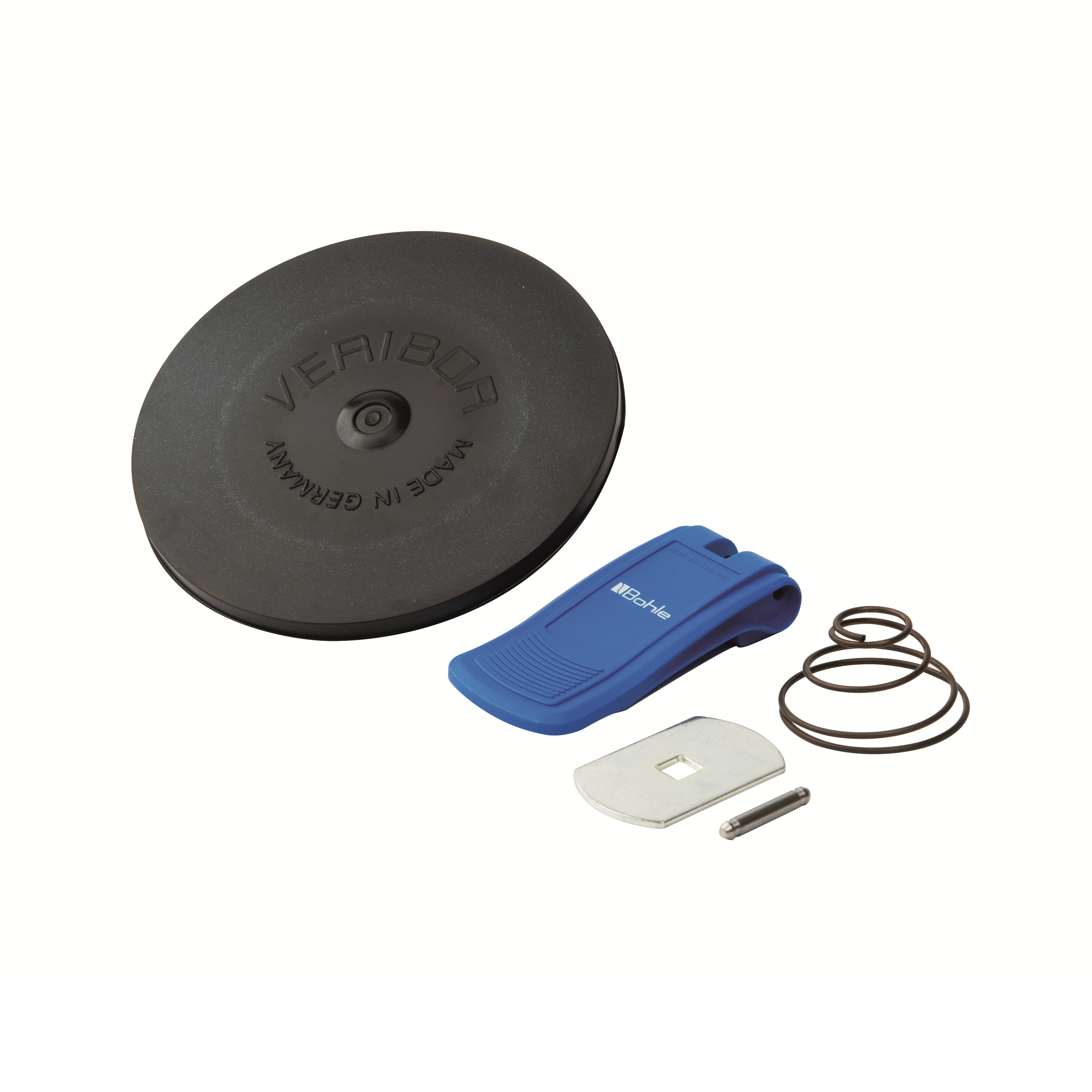 Bohle Veribor® BO 614.021 Spare Rubber Pad Set for Aluminium Lever Suction Lifters – 120 mm