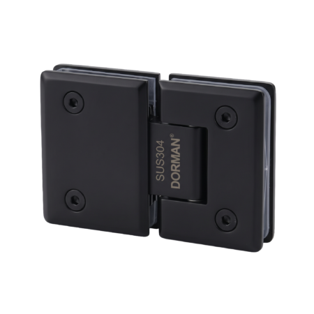 Dorman® Shower Hinge Matte Black Glass to Glass 180° (DM-SH730B4) – SUS304