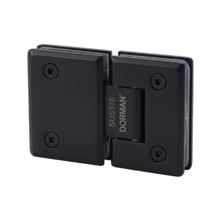 Dorman® Shower Hinge Matte Black Glass to Glass 180° (DM-SH730B6) – SUS316