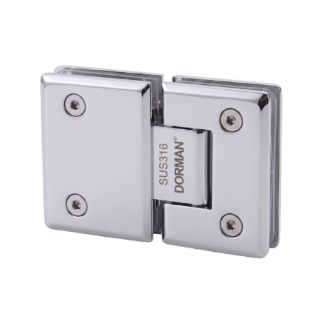 Dorman® Shower Hinge Polished Stainless Steel Glass to Glass 180° (DM-SH730P6) – SUS316