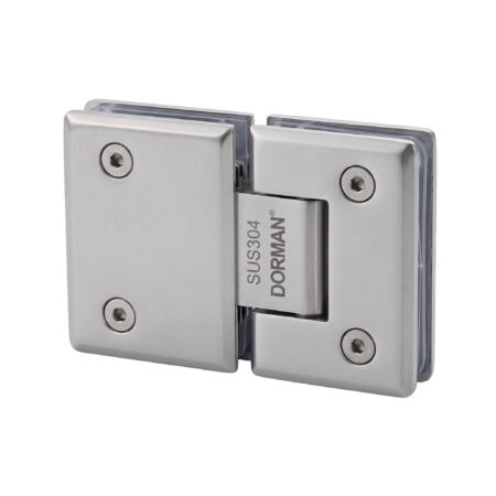 Dorman® Shower Hinge Satin Stainless Steel Glass to Glass 180° (DM-SH730S4) – SUS304