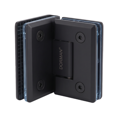 Dorman® Shower Hinge Matte Black Glass to Glass 90° (DM-SH734B) – Zinc